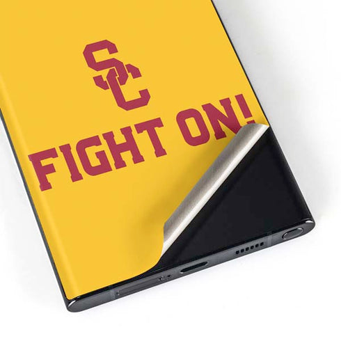 University of Southern California USC Fight On Gold Galaxy Skins
